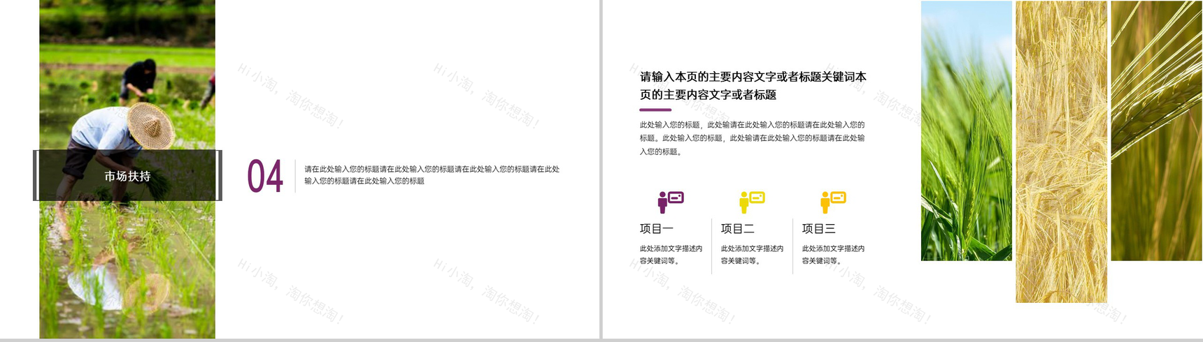 简洁杂志风五一劳动节农业招商加盟宣讲会PPT模板-9