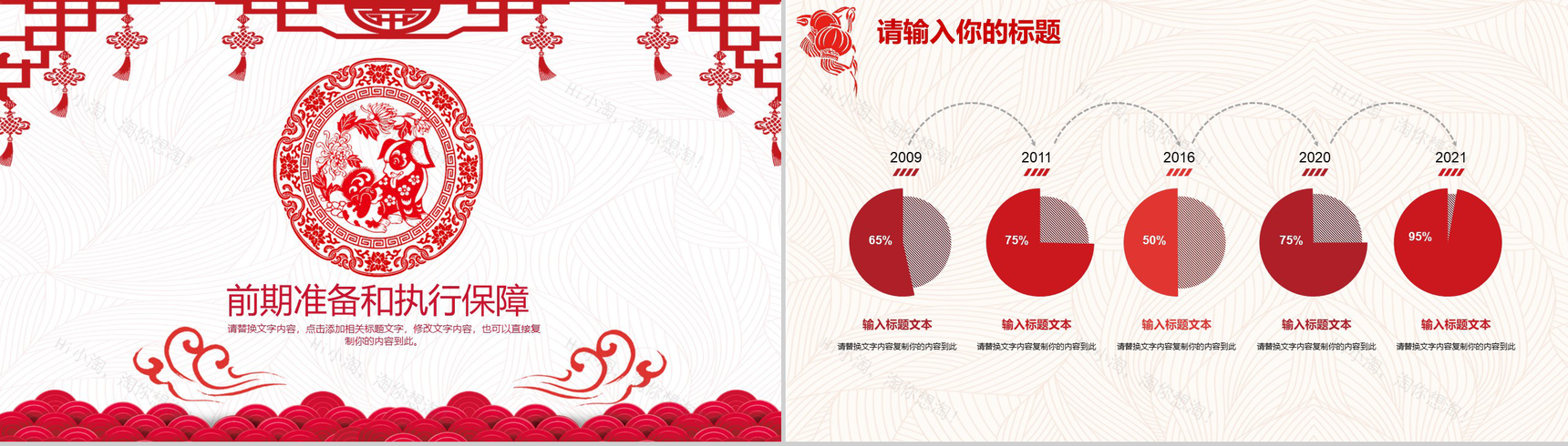 新春快乐元宵晚会活动策划PPT模板-8