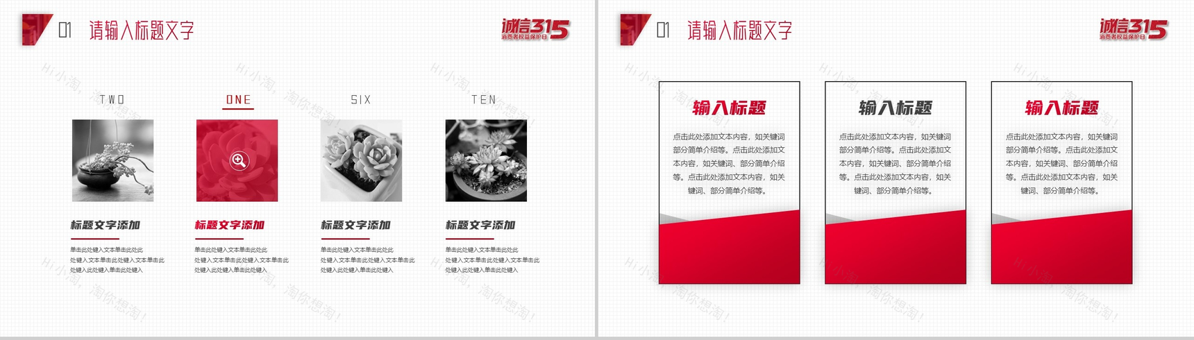 315消费者权益保护日PPT模板-3