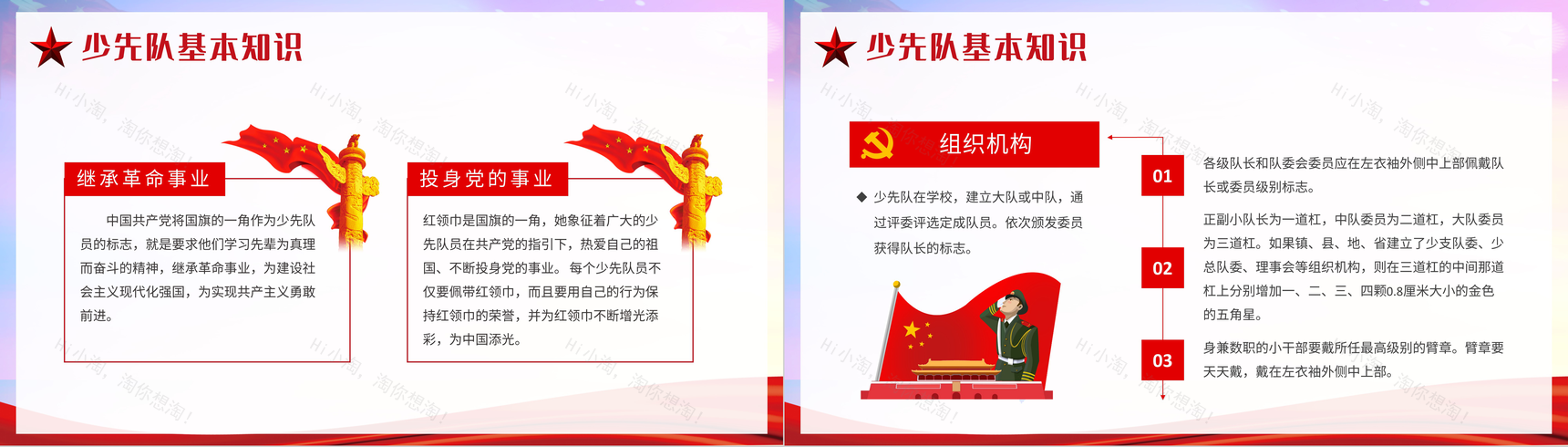 少先队建队纪念日由来科普培训爱国教育主题活动宣传PPT模板-8