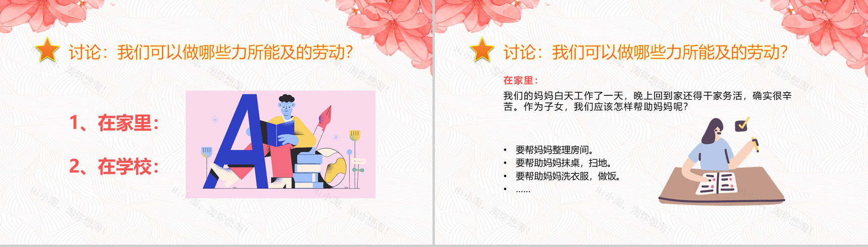 五一劳动节成长教育PPT模板-4