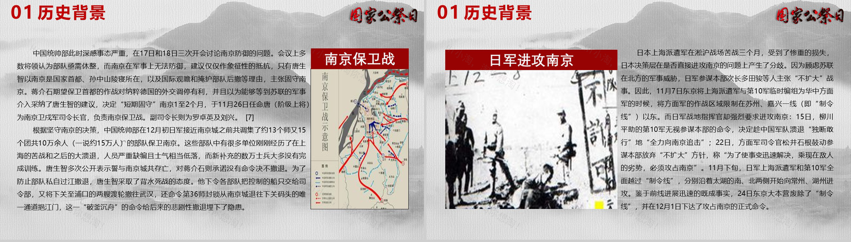 大屠杀死难者国家公祭日PPT模板-3