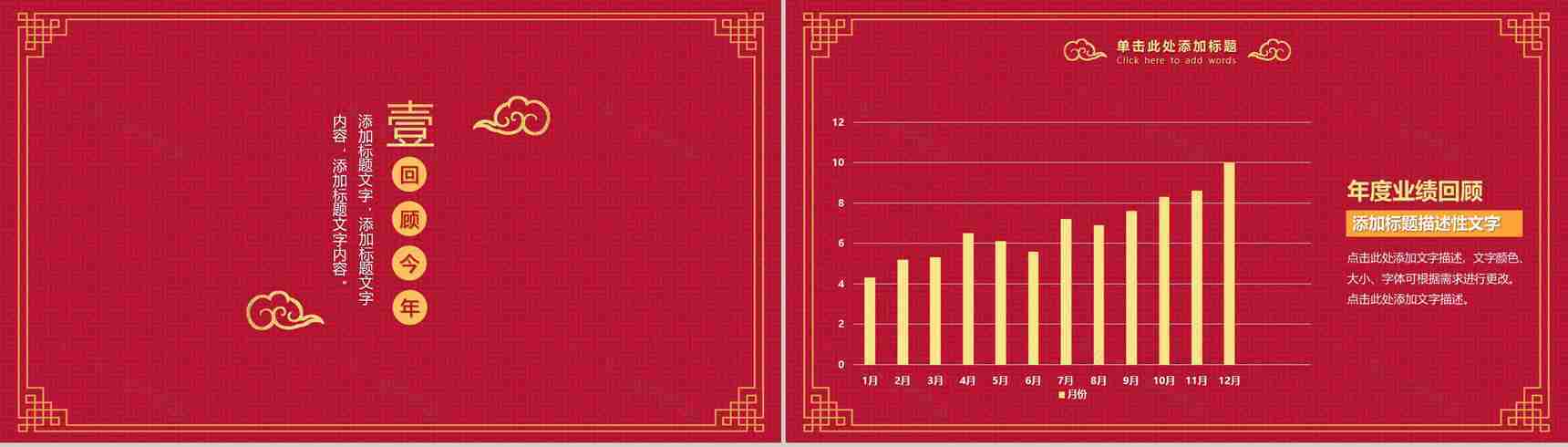 你好2019猪年新春祝福年终总结PPT模板-3