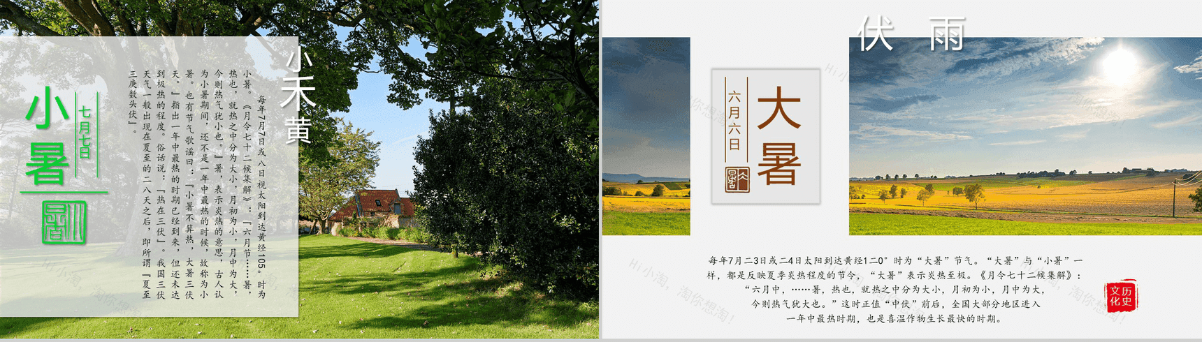 简约中国风动态二十四节气介绍PPT模板-7