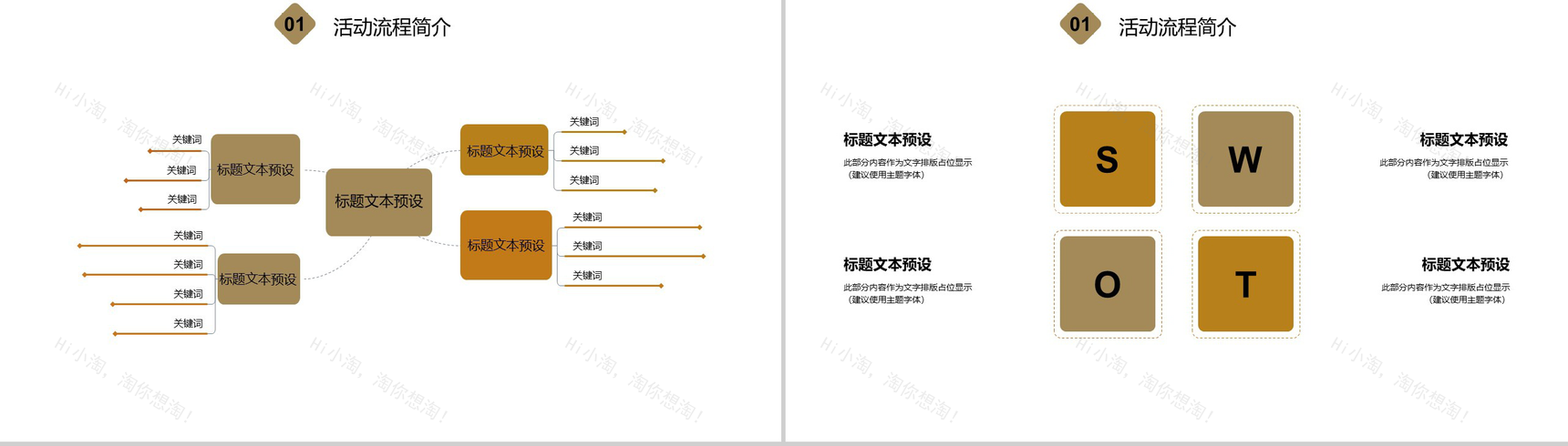 商务简约圣诞节活动主题宣传策划PPT模板-4