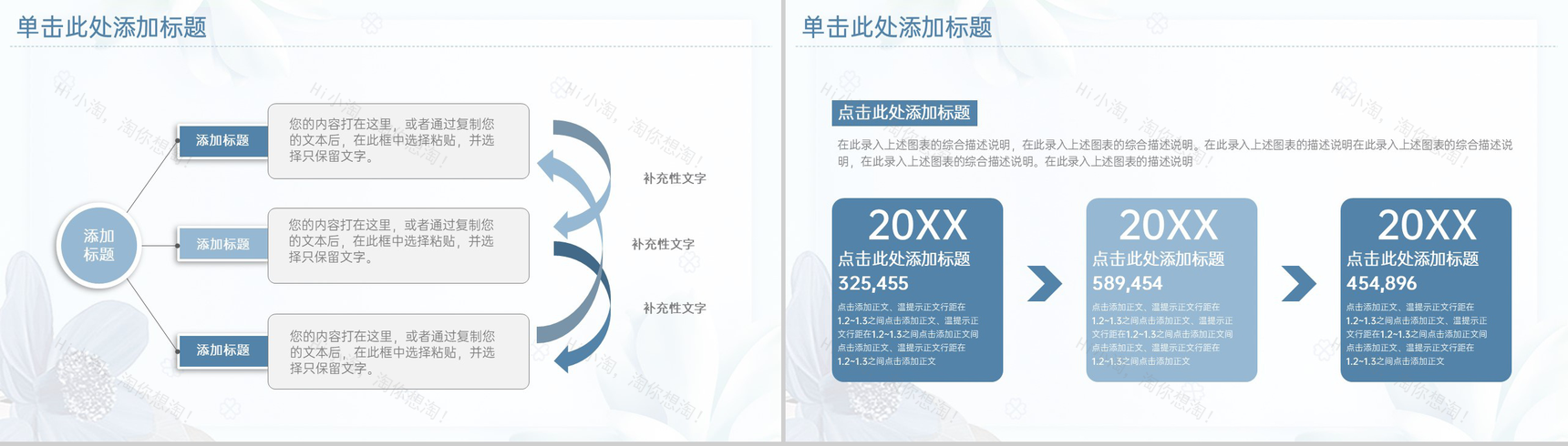 浅蓝小清新风新年快乐年终总结工作汇报PPT模板-13