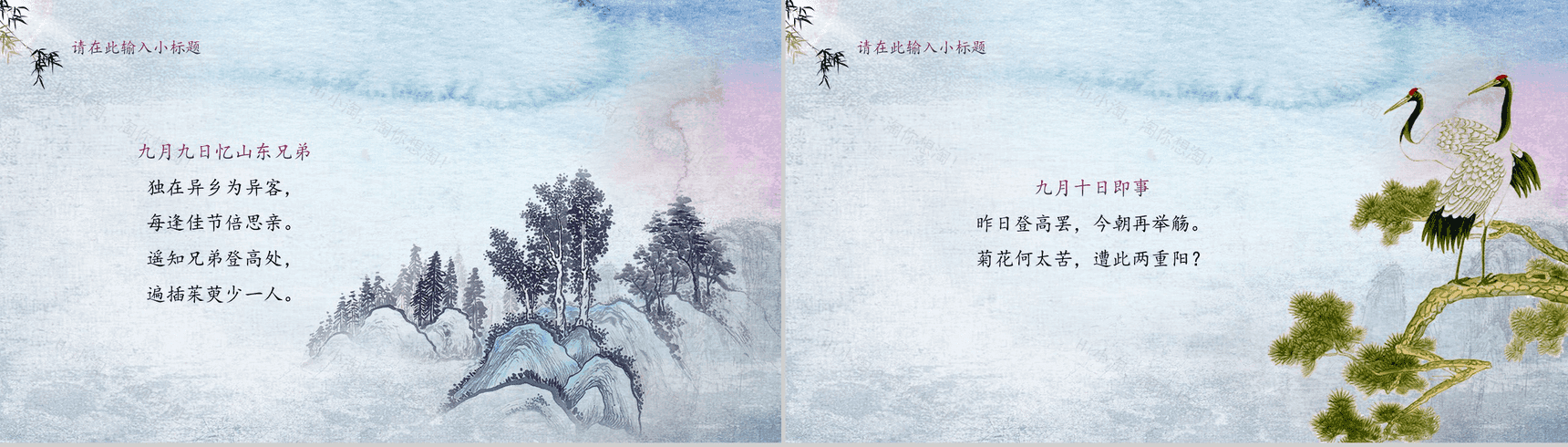 个性大气重阳节敬老爱老活动宣传策划PPT模板-8