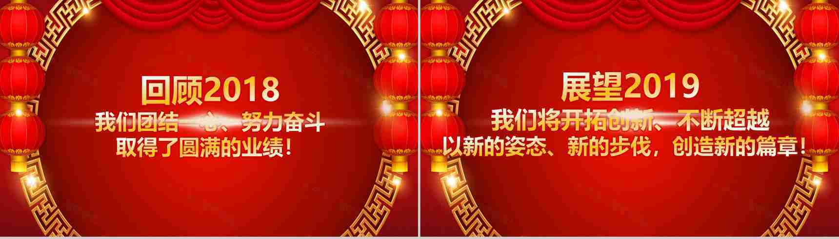 年终总结2019开门红节日庆典PPT模板-2