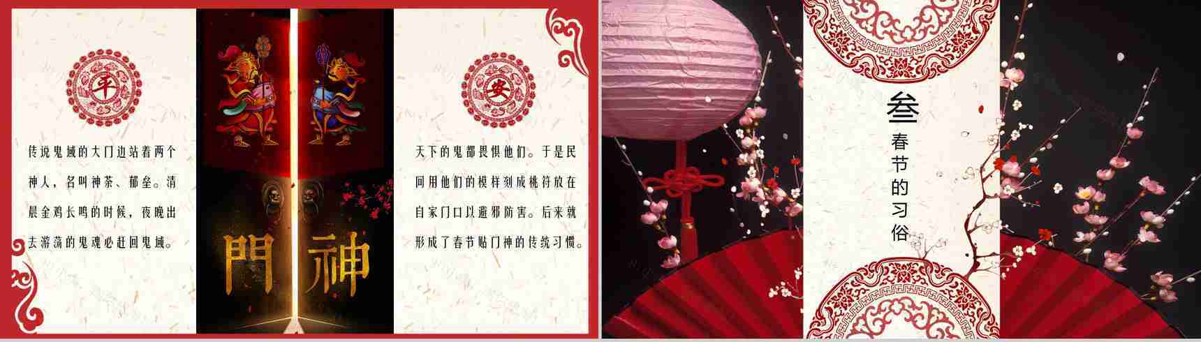 春节过大年传统习俗PPT模板-5