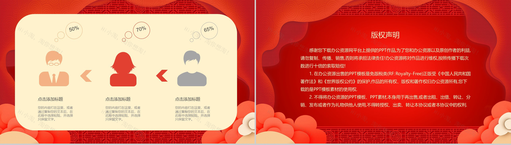 中国风主题小年春节传统风俗文化介绍PPT模板-13