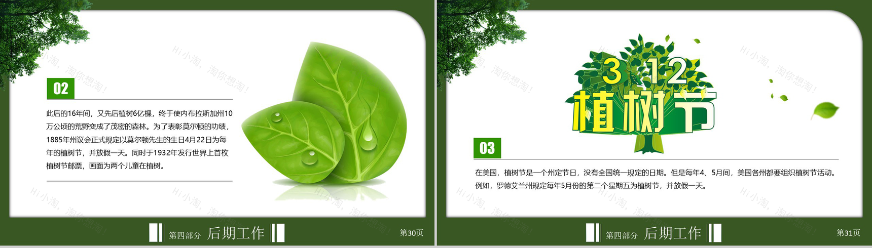 植树节主题活动策划方案PPT模板-16