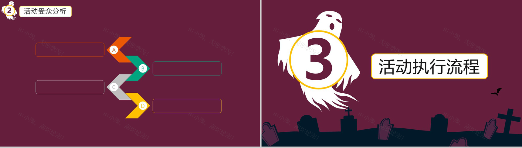 万圣节晚会宣传活动策划PPT模板-7