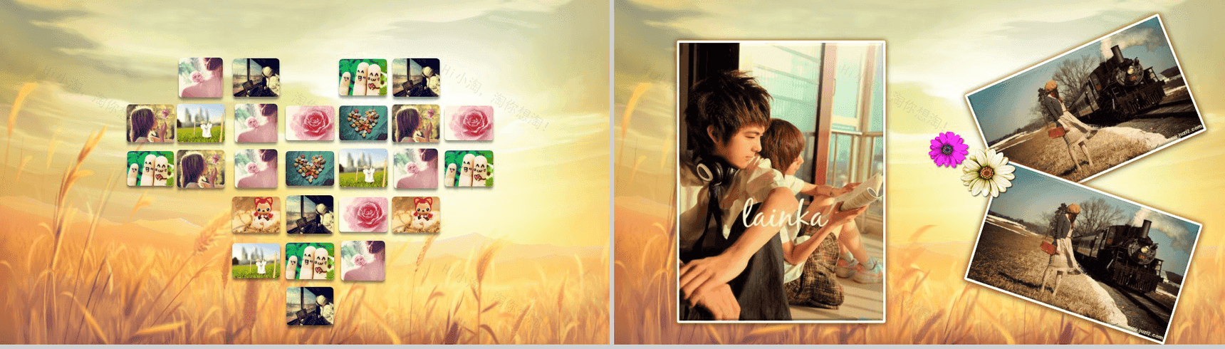 那些年青春活力同学聚会PPT模板-10