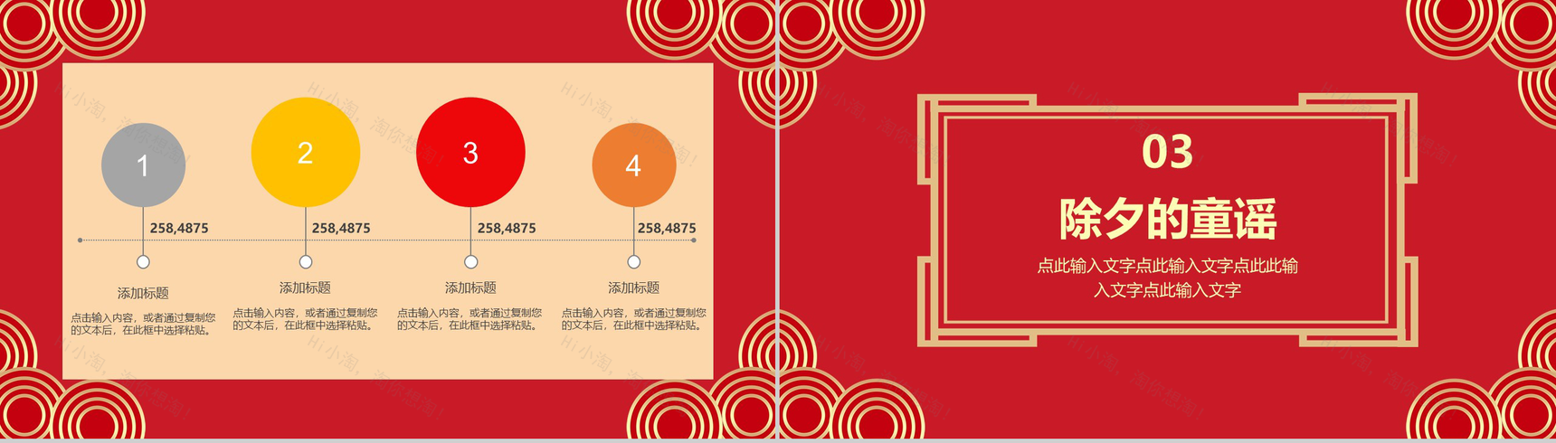 经典中国风除夕传统习俗文化介绍主题班会PPT模板-7
