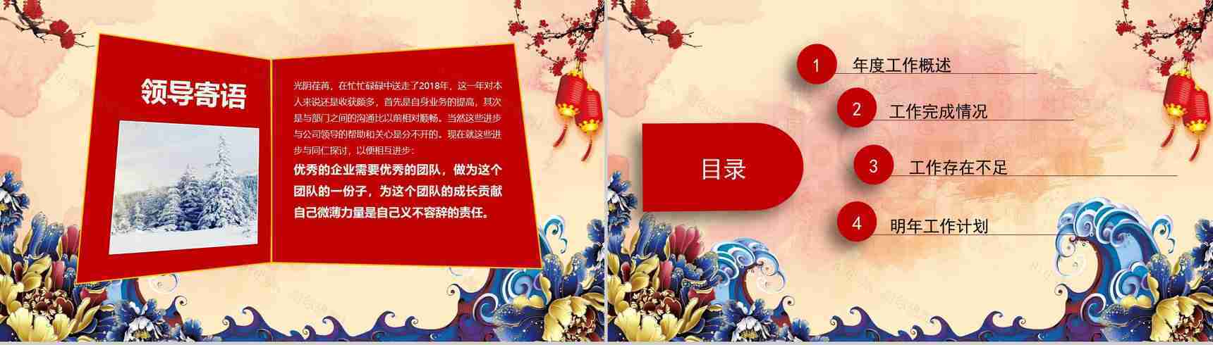 2019工作汇报年终庆典开门红PPT模板-2