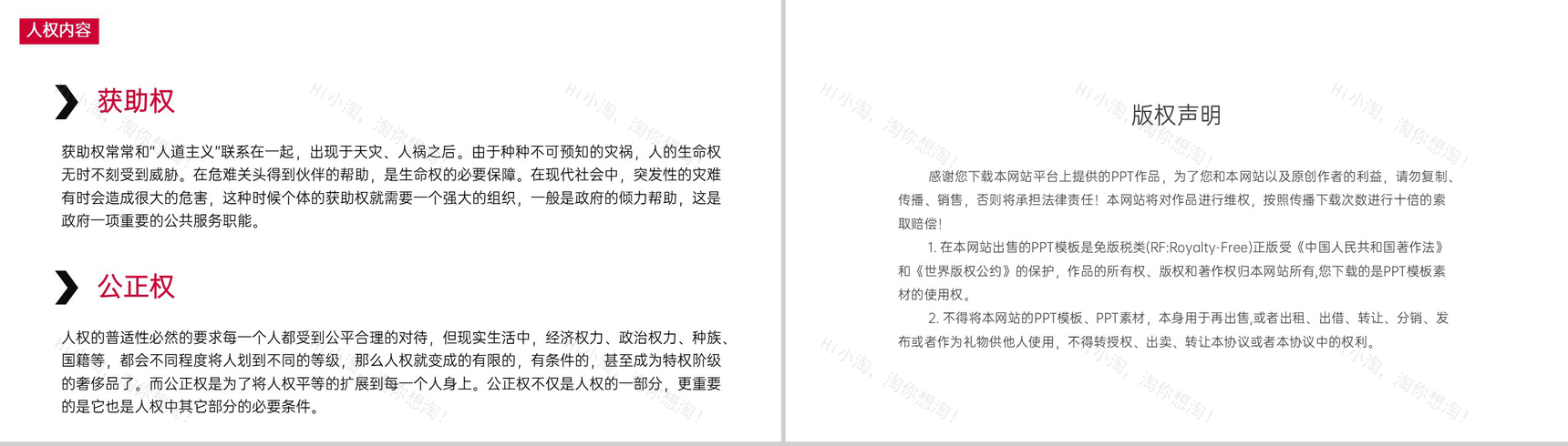 白色简约世界人权日介绍人权立法主题宣讲PPT模板-10