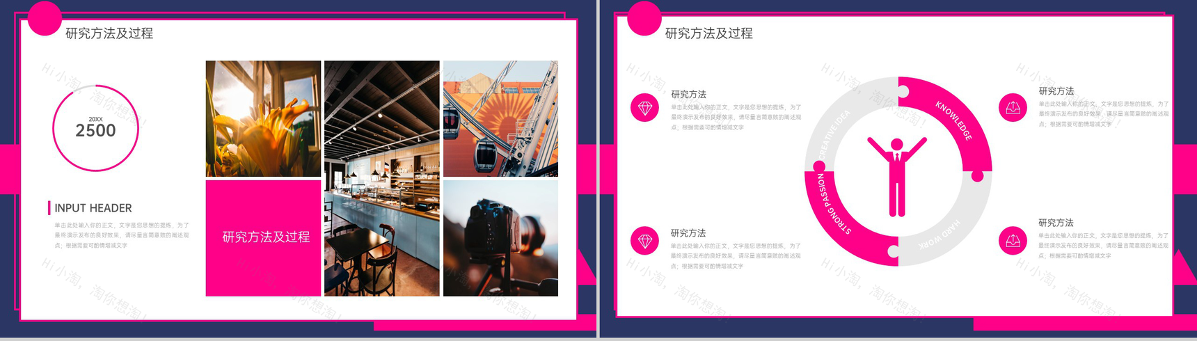 粉紫撞色简约艺术设计专业毕业论文答辩PPT模板-5