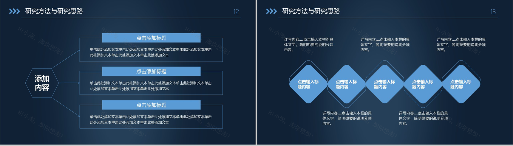 学生毕业专业论文学术答辩PPT模板-7
