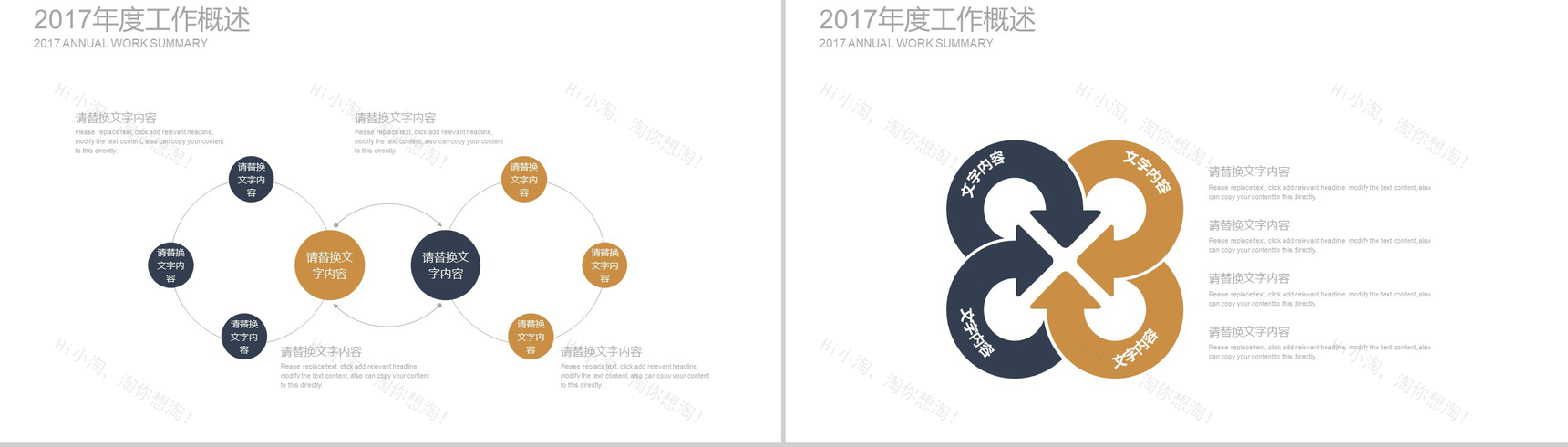 创意扁平蓝金色学术报告毕业论文答辩PPT模板-4