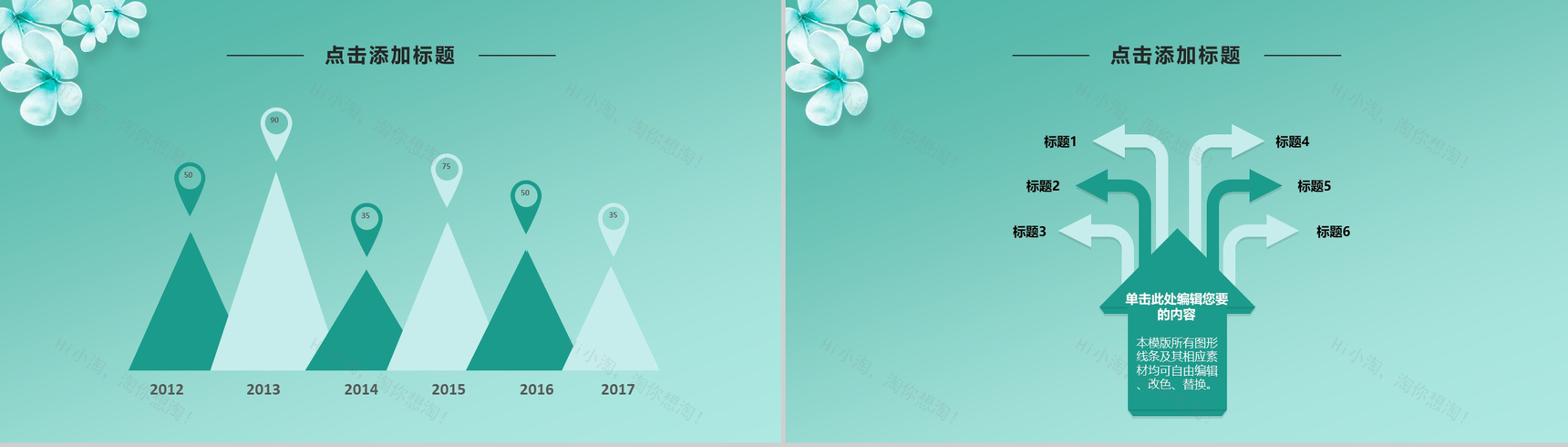 清新风大学毕业论文答辩PPT模板-8