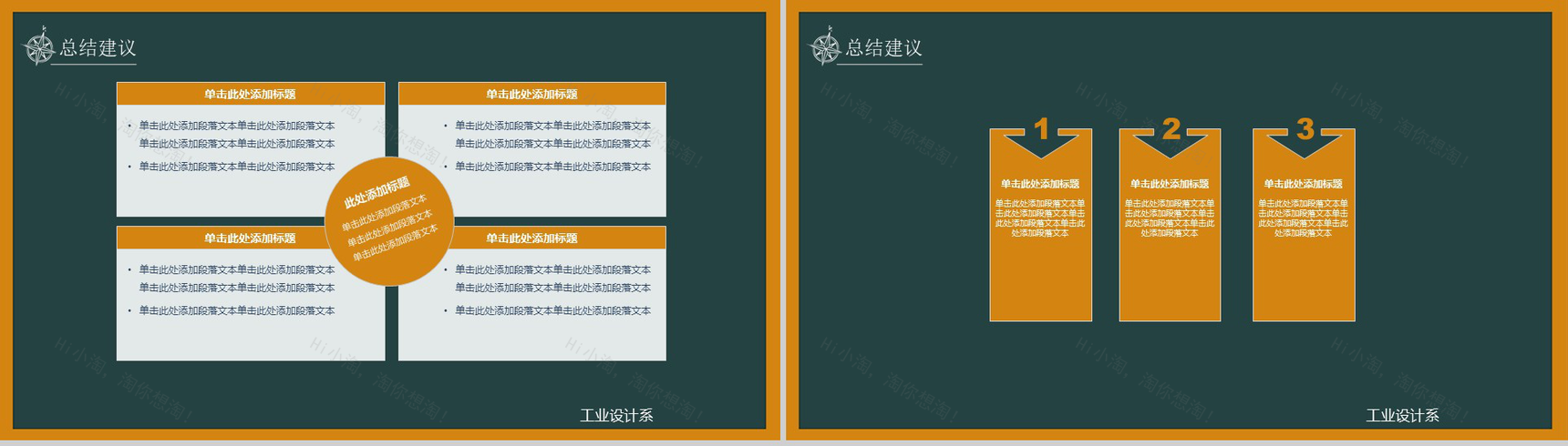 橙黄色黑板框架论文答辩PPT模板-15