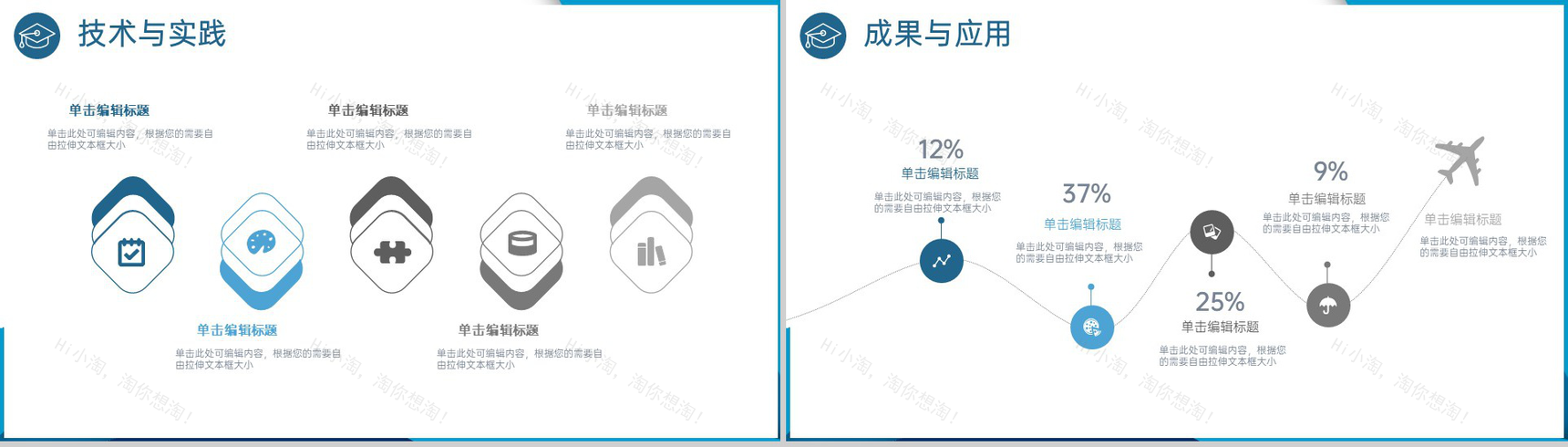 蓝色简约农林牧畜专业毕业答辩成果运用PPT模板-4