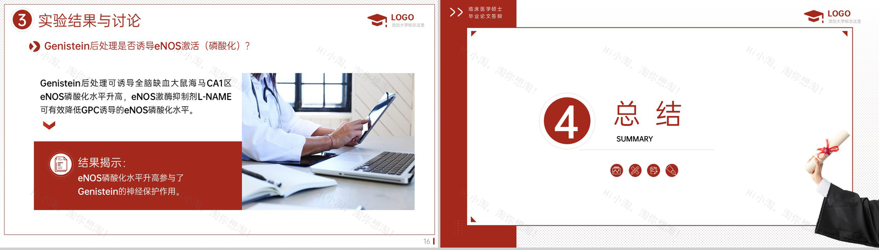 红色简约医学生硕士毕业答辩研究的背景及意义PPT模板-9