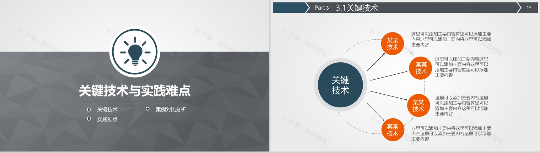 框架完整严谨实用毕业论文答辩PPT模板-8