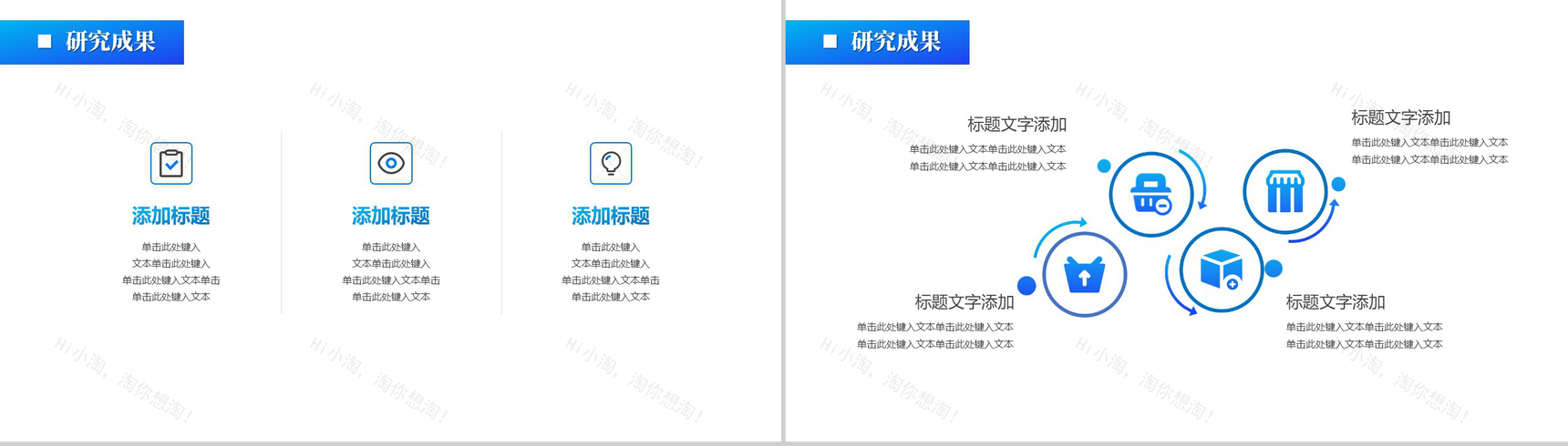 蓝色毕业论文答辩提纲论文研究方法通用PPT模板-7