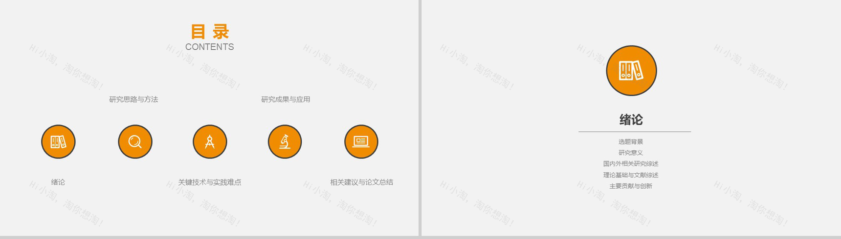 创意简约灯泡个性化毕业答辩PPT模板-2