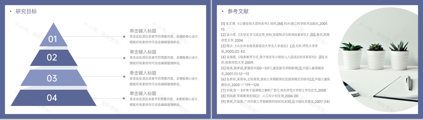 紫色简约风毕业论文开题报告研究过程PPT模板-9