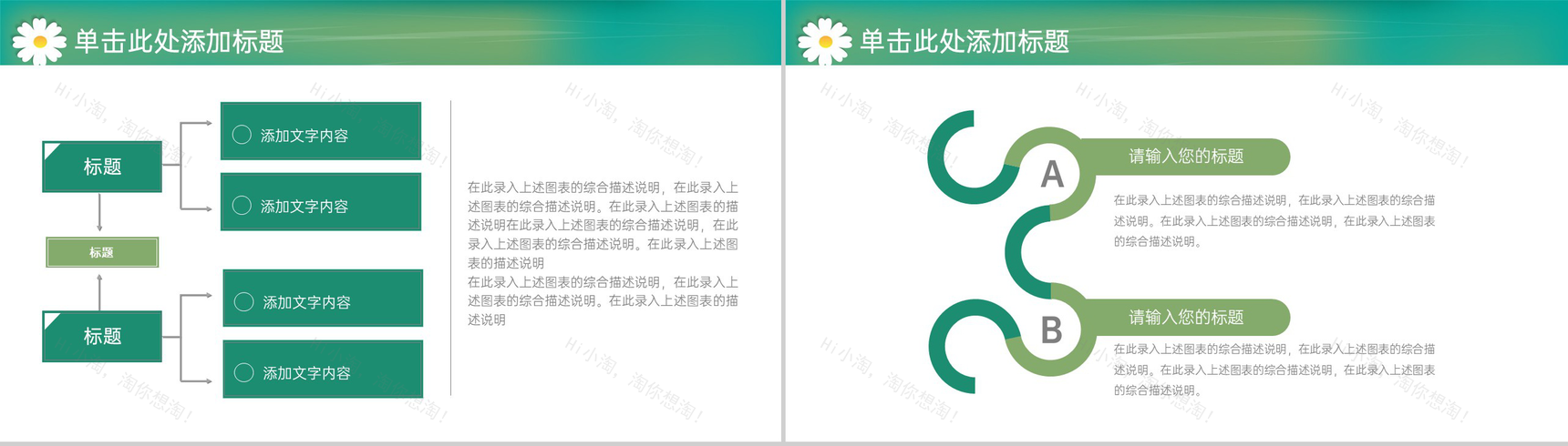 绿色小清新大学生毕业设计专业论文答辩PPT模板-3