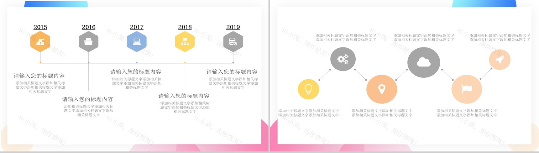 暖色系论文答辩毕业答辩PPT模板-3