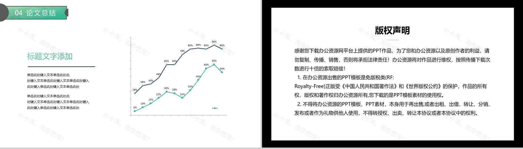 绿色清新简约医学专业毕业论文答辩PPT模板-10