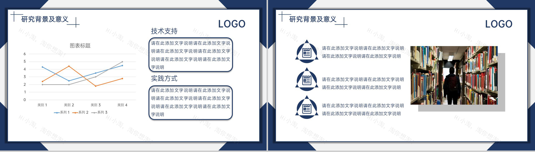 深蓝简约博士毕业论文答辩研究内容及假设PPT模板-4