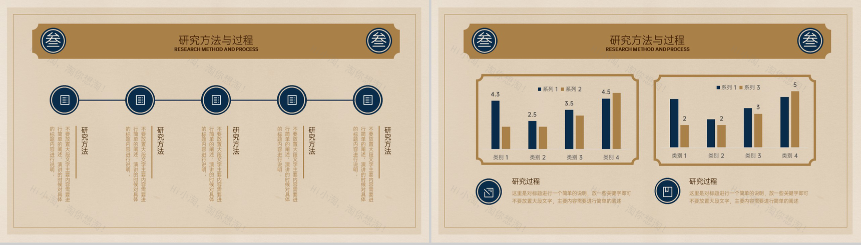 黄色简约复古风大学生毕业论文答辩开题报告PPT模板-7