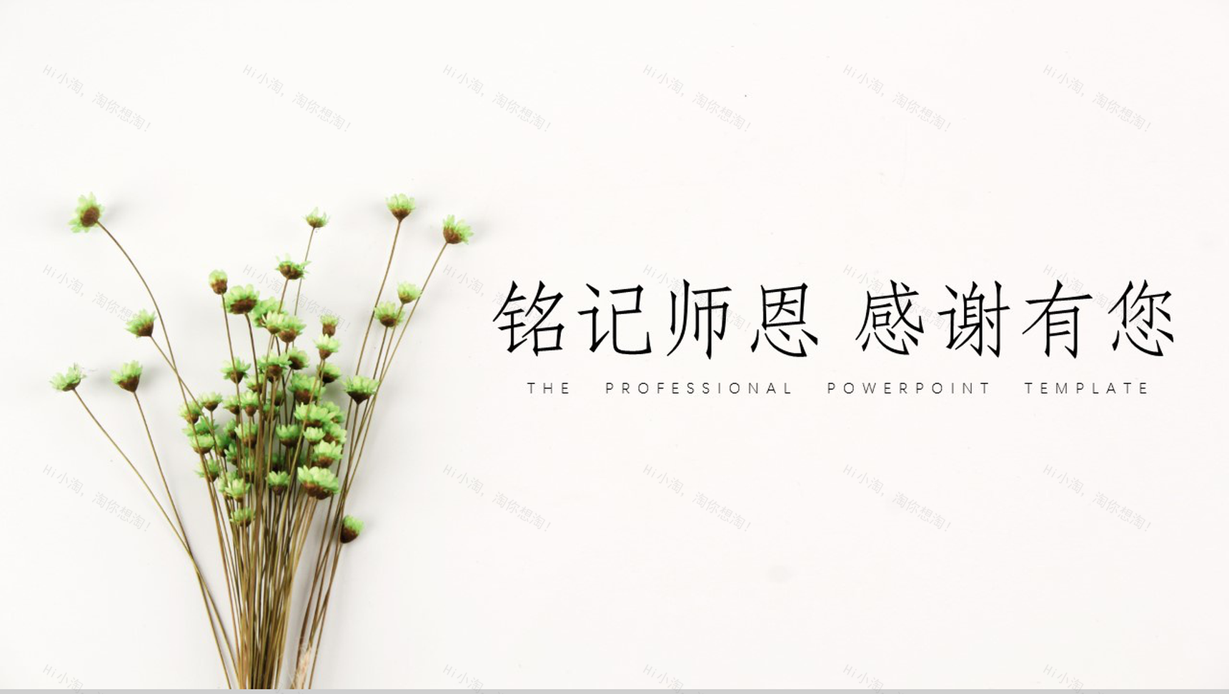 大学学术模板小清新毕业答辩PPT模板-14