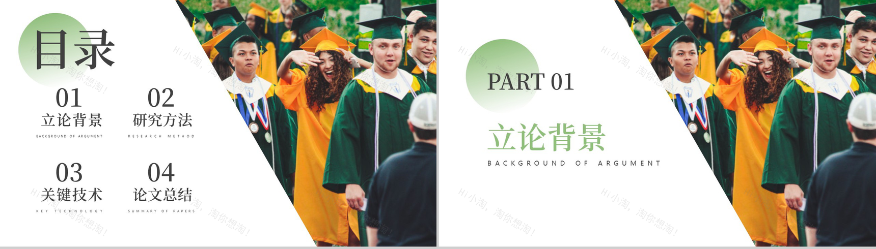 XX大学国际英语专业开题报告PPT模板-2