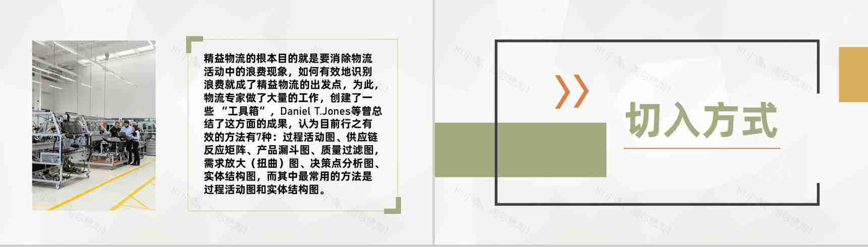 车间现场精益物流管理流程工厂生产管理方式介绍PPT模板-4