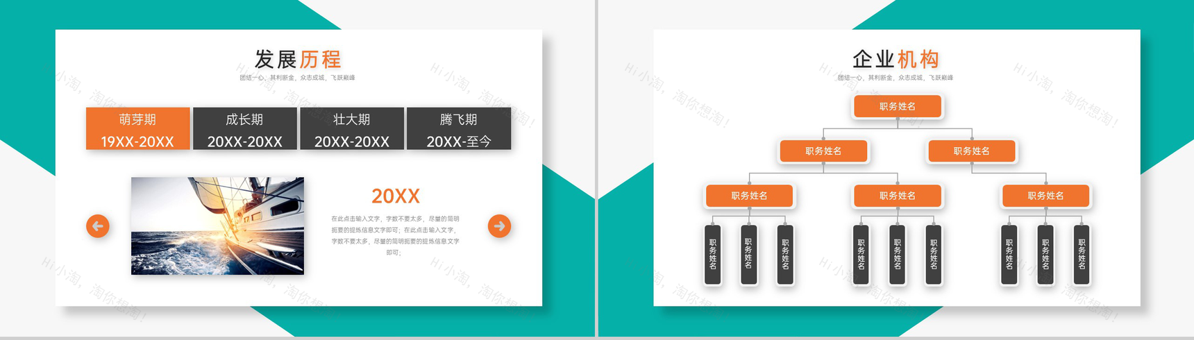 绿色商务风公司简介团队成员介绍成绩展示PPT模板-5