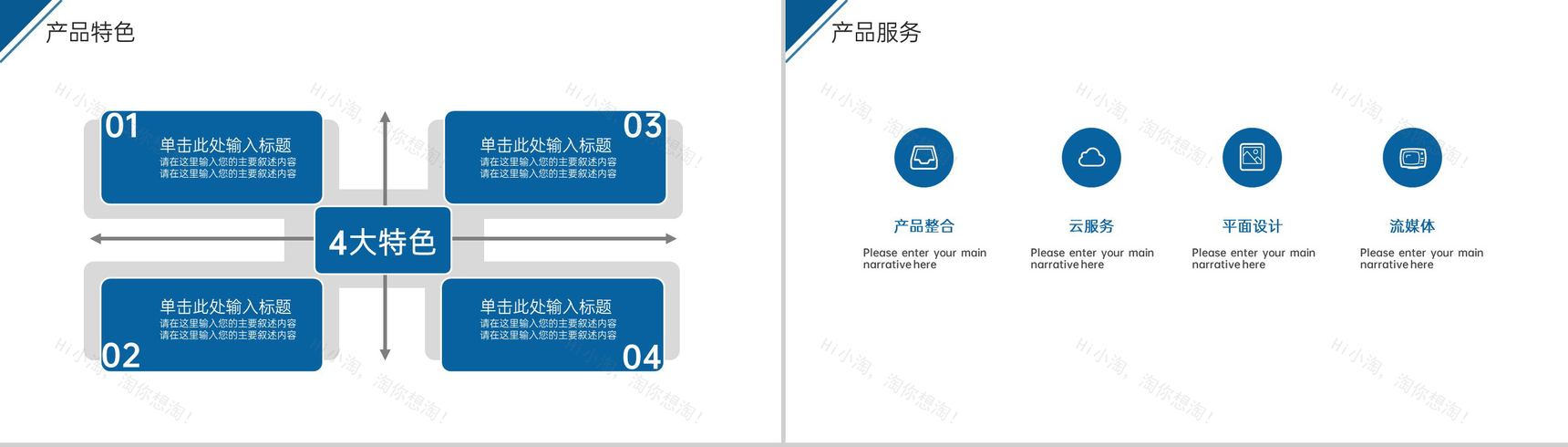 蓝色简洁企业团队介绍产品运营发展未来展望PPT模板-15