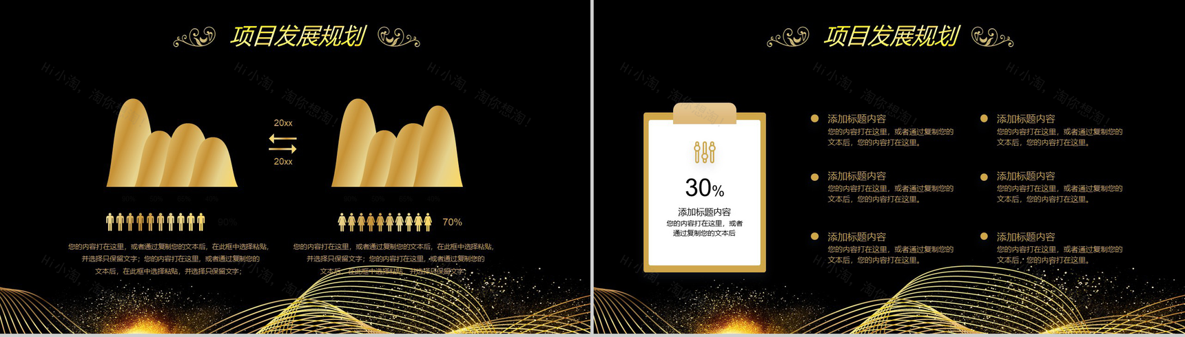 高端大气202X公司签约启动大会仪式项目发展规划介绍PPT模板-6