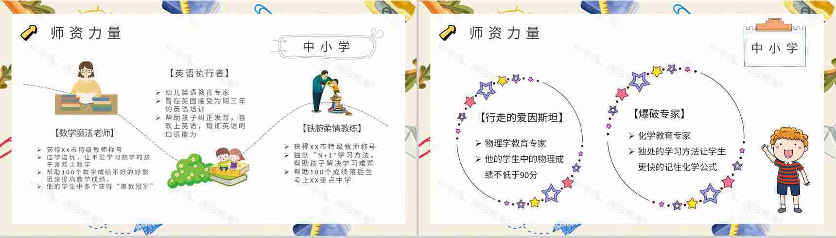 小学暑假辅导班招生简章兴趣班暑假招生工作计划总结PPT模板-4