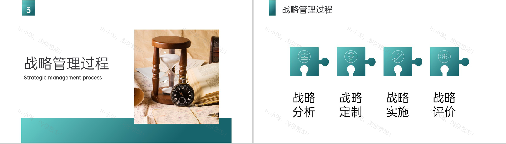 绿色商务风企业介绍发展战略管理概述及过程PPT模板-6