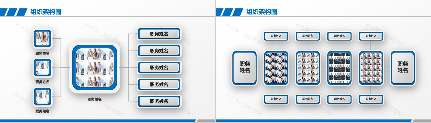 201X年企业组织架构图公司架构PPT模板-12