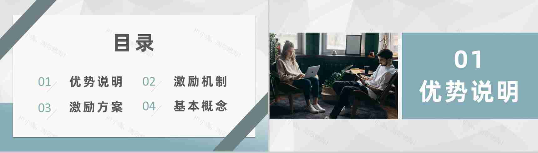 公司股权激励制度规定股权期权激励方案设计流程PPT模板-2