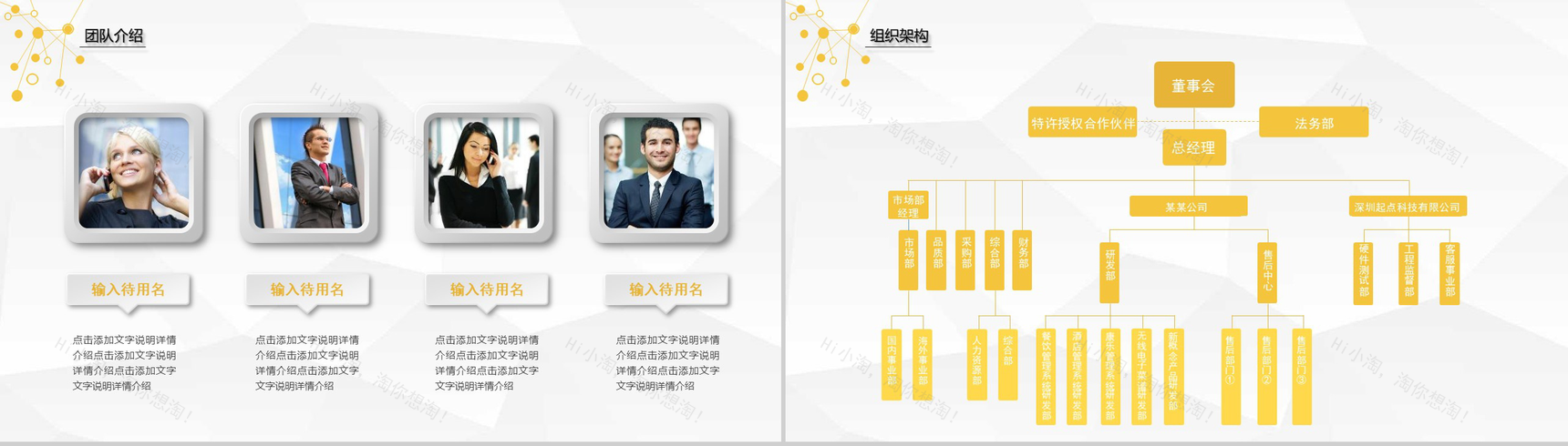 金色大气微立体企业简介企业宣传PPT模板-4