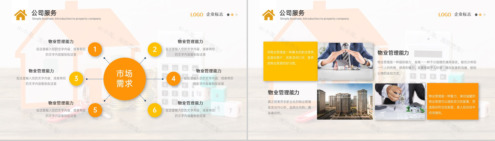 黄白撞色商务风物业公司介绍管理制度规划PPT模板-7