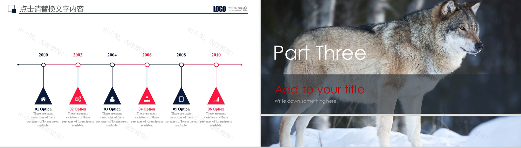 狼群文化企业团队精神建设PPT模板-8