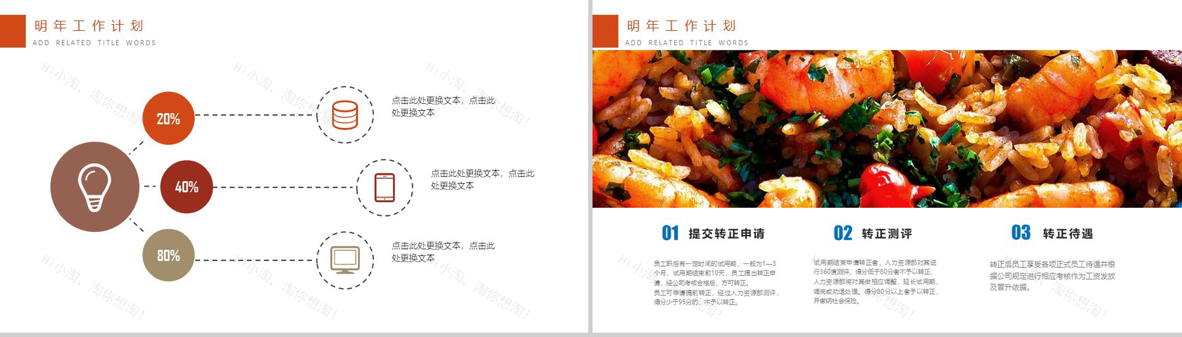 餐饮美食大气西餐美食营销推广策划PPT模板-12